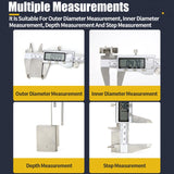 0-150mm LCD Digital Calipers Electronic Digital Vernier Caliper, 0-150mm (Silver)