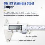 0-150mm LCD Digital Calipers Electronic Digital Vernier Caliper, 0-150mm (Silver)