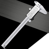 0-150mm Plastic Meter Stainless Steel Body Digital Display Electronic High-Precision Vernier Caliper, 2 Units of mm/inch, 3 Units of mm/in/f