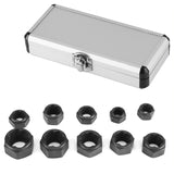 10 In 1 Damaged Nut Bolt Extractor Sleeve Hex Nut Removal Tool, Low Style, High Style