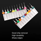 10 In 1 PCB Tungsten Steel Drill Bits Carving Miniature Drill Bits, Size:, 2.1-3.0mm, 0.1-1mm, 0.6-1.5mm, 1.1-2mm, 1.5-2.4mm