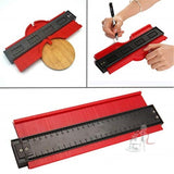 10 Inch Multifunctional Woodwork Irregular Contour Arc Gauge Tool