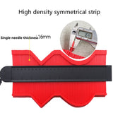 10 Inch Self-locking Contour Gauge Encryption Widens Arc Measuring Ruler