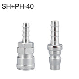 10pcs C-type Self-lock Air Tube Pneumatic Quick Fitting Connector, SF+PF-20, SF+PF-30, SF+PF-40, SH+PH-20, SH+PH-30, SH+PH-40, SM+PM-20, SM+PM-30, SM+PM-40, SP+PP-20, SP+PP-30, SP+PP-40