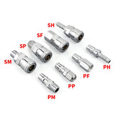 10pcs C-type Self-lock Air Tube Pneumatic Quick Fitting Connector, SF+PF-20, SF+PF-30, SF+PF-40, SH+PH-20, SH+PH-30, SH+PH-40, SM+PM-20, SM+PM-30, SM+PM-40, SP+PP-20, SP+PP-30, SP+PP-40