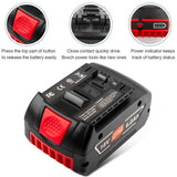 18V Electric Tool Battery Electrical Drilling Spare Battery, For Bosch BSH180 / CAG180-01 / CCS180 / CCS180B / CCS180K, 3000mAh, 4000mAh, 5000mAh, 6000mAh