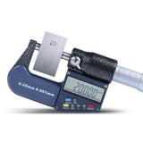 25mm (1 inch) Electronic Digital Micrometer (resolution 0.001mm), 0-25 mm