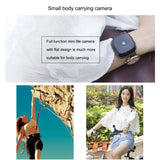 CAMSOY C9 HD 1280 x 720P 70 Degree Wide Angle Wireless WiFi Wearable Intelligent Surveillance Camera, Support Infrared Right Vision & Motion Detection Alarm & Loop Recording & Timed Capture