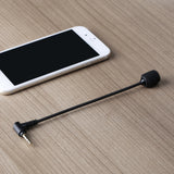 BOYA BY-UM4 3.5mm Interface Plug Live Show Omni-directional Condenser Mic Mini Flexible Microphone for iPhone, Galaxy, Huawei, LG and other Smartphones