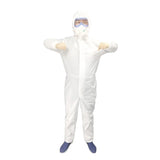 Waterproof Disposable SF Non-woven Breathable Film Siamese Isolation Suit Safely Clothes