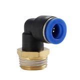 LAIZE Male Thread Elbow Pneumatic Quick Fitting Connector