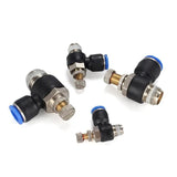 SL4-01 LAIZE 2pcs Throttle Valve Quick Fitting Pneumatic Connector