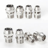 PC6-03 LAIZE 2pcs Nickel Plated Copper Pneumatic Quick Fitting Connector