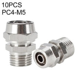 PC6-03 LAIZE 2pcs Nickel Plated Copper Pneumatic Quick Fitting Connector