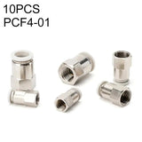 PCF6-02 LAIZE 2pcs Female Thread Straight Pneumatic Quick Fitting Connector