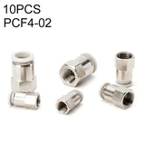 PCF6-02 LAIZE 2pcs Female Thread Straight Pneumatic Quick Fitting Connector