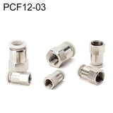 PCF6-02 LAIZE 2pcs Female Thread Straight Pneumatic Quick Fitting Connector