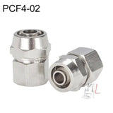 PCF10-02 LAIZE Copper Pneumatic Quick Fitting Connector