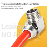 LAIZE Nickel Plated Copper Trachea Quick Fitting Lock Female Connector