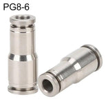 LAIZE Nickel Plated Copper Reducer Straight Pneumatic Quick Fitting Connector