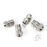 LAIZE Nickel Plated Copper Reducer Straight Pneumatic Quick Fitting Connector