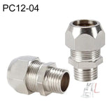 LAIZE Nickel Plated Copper Reducer Straight Pneumatic Quick Fitting Connector