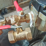 Pneumatic Hose Connector Copper Ball Valve