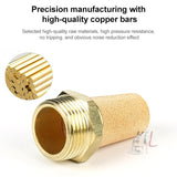 LAIZE Full Copper Long Pneumatic Muffler