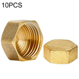 LAIZE 2pcs Hexagon Plug Female Thread, Caliber:4 Point