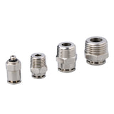 LAIZE Nickel Plated Copper Male Thread Straight Pneumatic Quick Connector