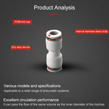 PG10-6 LAIZE 2pcsPG Reducing Straight Pneumatic Quick Fitting Connector