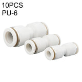 PU-12 LAIZE 2pcs PU Straight Pneumatic Quick Fitting Connector