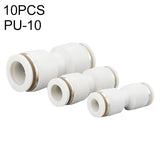 PU-12 LAIZE 2pcs PU Straight Pneumatic Quick Fitting Connector