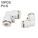 PV-16 LAIZE 2pcs PV Elbow Pneumatic Quick Fitting Connector