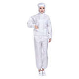 Striped Anti-static Split Hood Dust-proof Work Suit