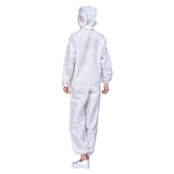 Striped Anti-static Split Hood Dust-proof Work Suit