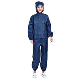 Striped Anti-static Split Hood Dust-proof Work Suit