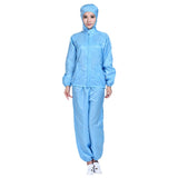 Striped Anti-static Split Hood Dust-proof Work Suit