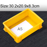 Thick Multi-function Material Box Brand New Flat Plastic Parts Box Tool Box, Size: 30.2cm x 20.9cm x 8.3cm