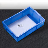 Thick Multi-function Material Box Brand New Flat Plastic Parts Box Tool Box, Size: 38.3cm x 24.2cm x 9.8cm