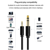 JINGHUA 3.5mm To 6.5mm Audio Cable Amplifier Guitar 6.35mm Cable, 0.5m, 1.5m, 3m, 5m