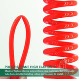 LAIZE Compressor Air Flexible PU Spring Tube without Connector, 8x5mm, 3m, without Connector, 8x5mm, 6m, without Connector, 8x5mm, 9m, without Connector, 8x5mm, 12m, without Connector, 8x5mm, 15m, without Connector, 10x6.5mm, 6m, without Connector
