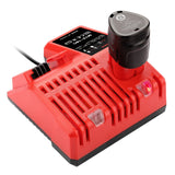 M12-18C For Milwaukee 18V Power Tools Battery Charger, EU, US