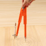 Metal Multifunctional Stainless Steel Drawing Circle Wodworking Compass, S, L