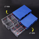 Multifunctional Building Block Type Component Box Storage Box Drawer Type Parts Box Combined Accessory Box, LT-00D M, LT-00A L