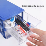 Multifunctional Building Block Type Component Box Storage Box Drawer Type Parts Box Combined Accessory Box, LT-00D M, LT-00A L