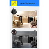 Anpwoo MN001 3518Ev200 1.0 MP Mini HD WiFi IP Camera with 6 PCS Infrared LEDs, Support Motion Detection & Night Vision & TF Card(Max 64GB)