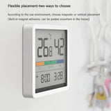 Original Xiaomi Youpin Miiiw Silent Indoor Temperaturer And Humidity Clock with Large 3.34 inch LCD Screen, Silent Temperaturer