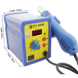 BEST BST-858D AC 220V 50Hz 650W LED Displayer Adjustable Temperature Unleaded Hot Air Gun with Helical Wind