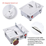 S6  96W Multifunctional Model Desktop Mini Table Saw Cutter,Spec:, Standard Version, High-end Version